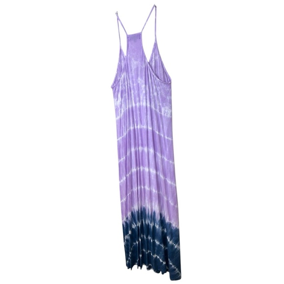 Michael Stars x Revolve “Gloria" Slip Maxi Dress, Tie-Dye Maxi Ombre - Purple XS - Picture 8 of 17